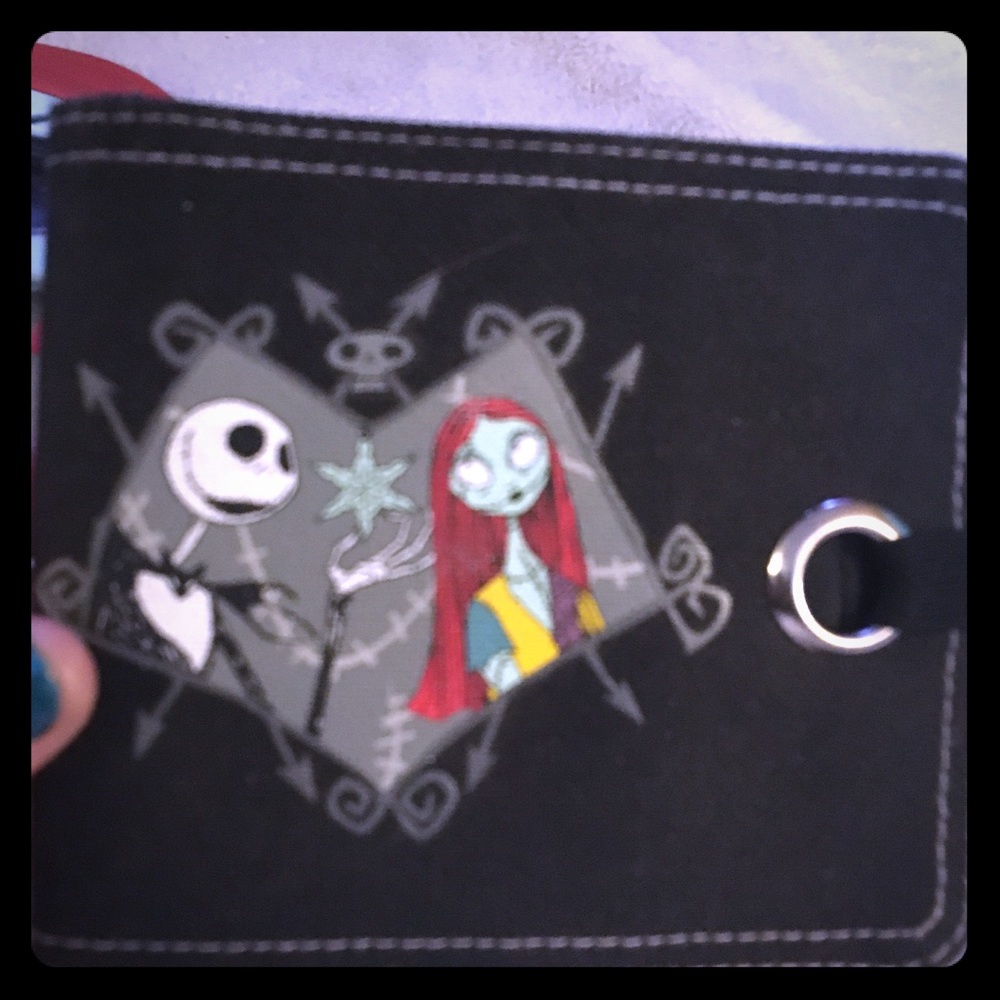 Jack and sally wallet and sally glasses